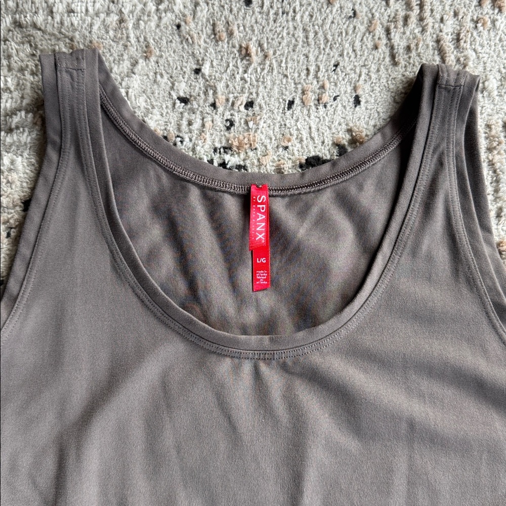 Spanx Gray Sleeveless Bodysuit - Picture 2 of 3
